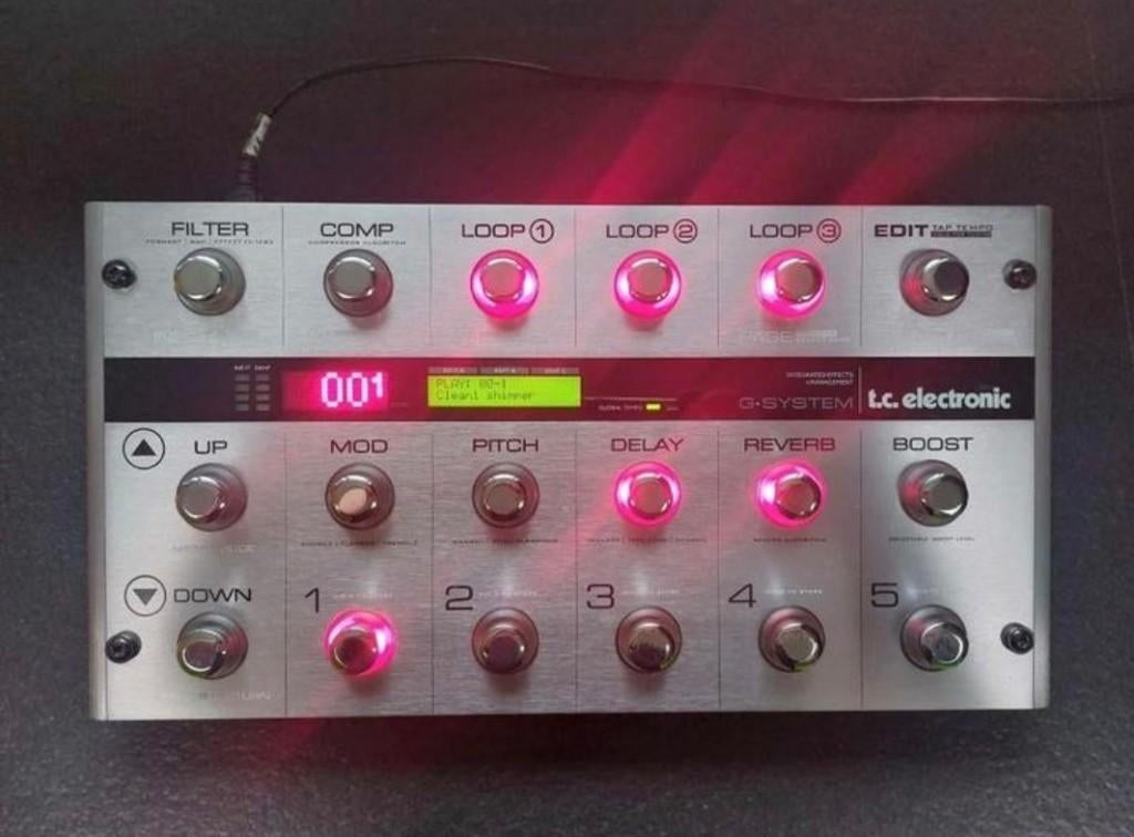 TC Electronic G system in perfecte staat, Muziek en Instrumenten, Effecten, Zo goed als nieuw, Chorus, Delay of Echo, Reverb, Volume