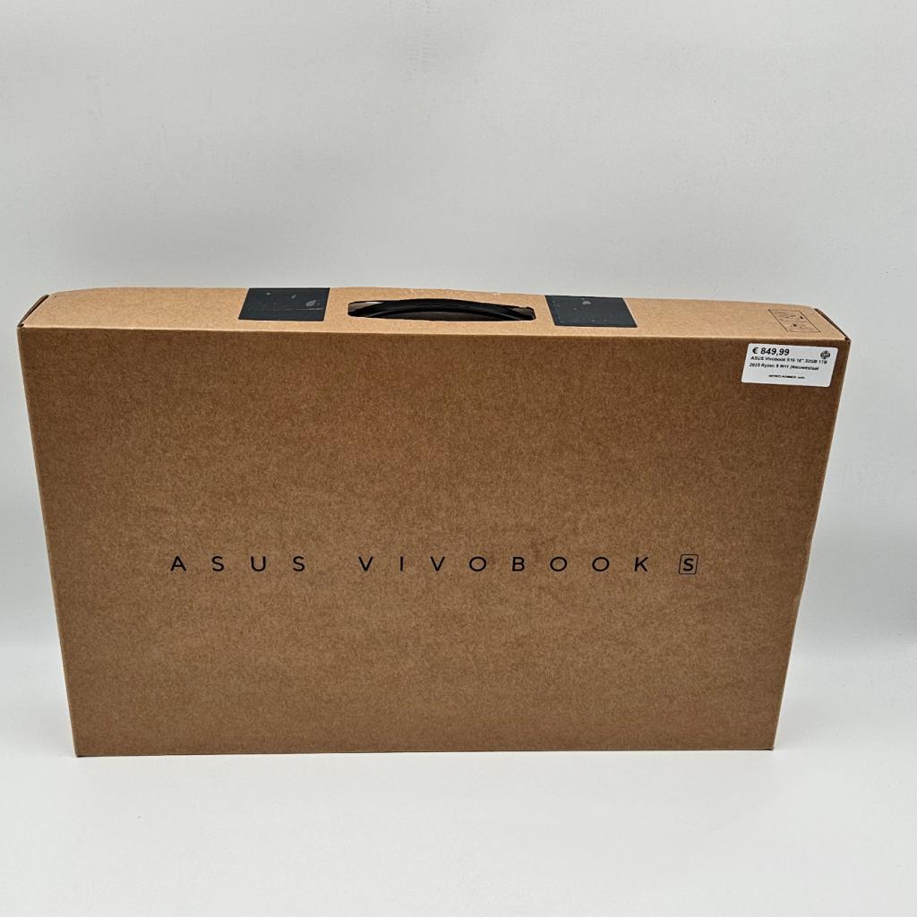 ASUS Vivobook S16 16" 32GB 1TB 2025 Ryzen 9 W11 |Nieuwestaat, Asus, Zo goed als nieuw, Support@asus.com, No. 15, Li-Te Road, Beitou District
Taipei 112
Taiwan
