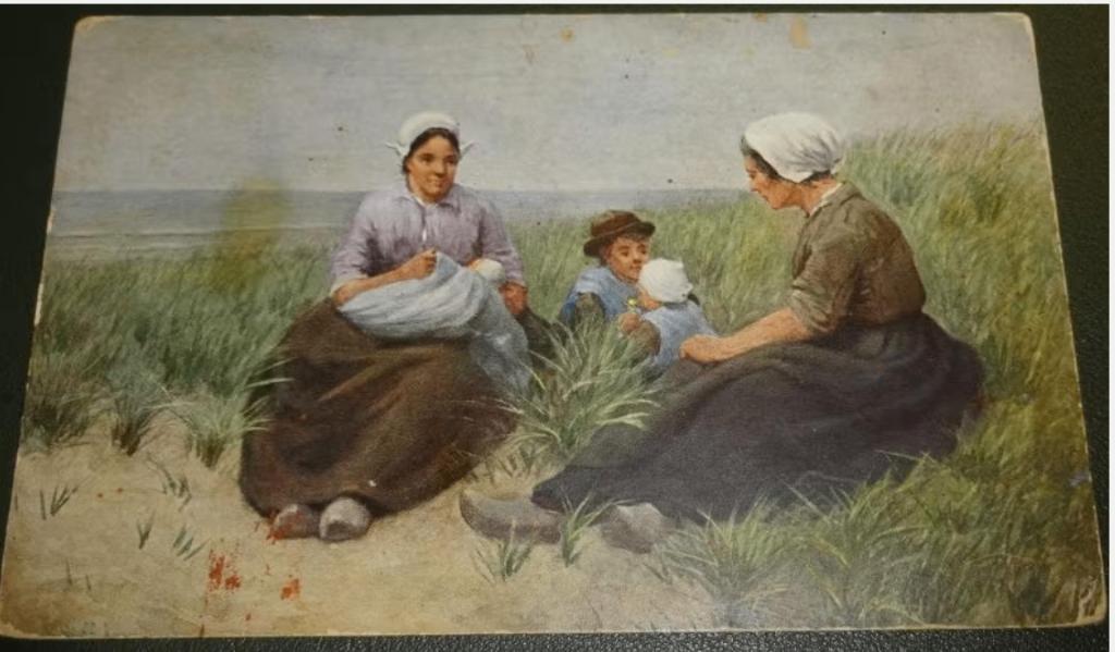 Klederdracht - Aan Zee 3, Verzamelen, Verzenden, 1920 tot 1940, Ongelopen, Klederdracht