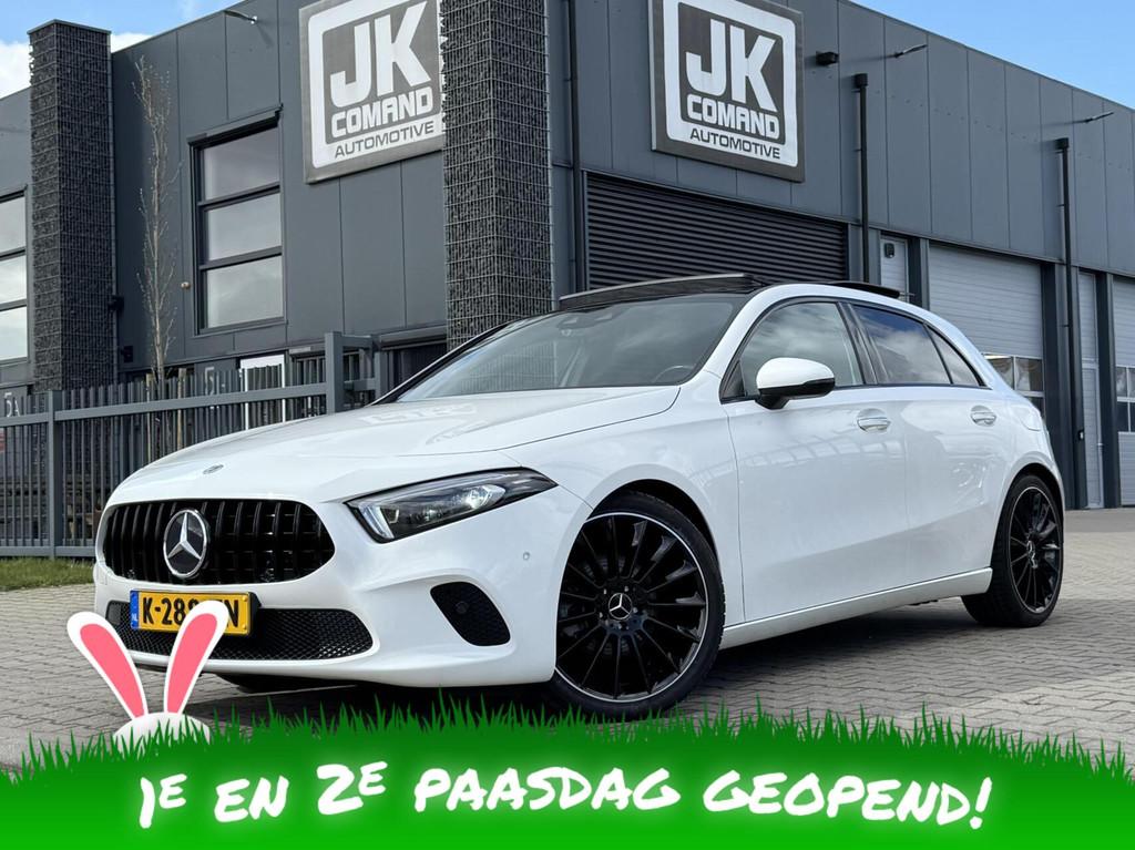 Mercedes A-klasse 180 Premium Plus Pano|Memory|Ambient Light, 136 pk, Gebruikt, 4 cilinders, Wit