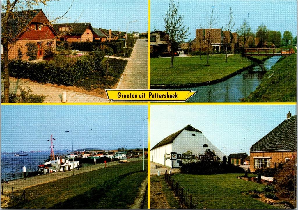 Groeten uit Puttershoek, Verzenden, 1960 tot 1980, Ongelopen, Zuid-Holland