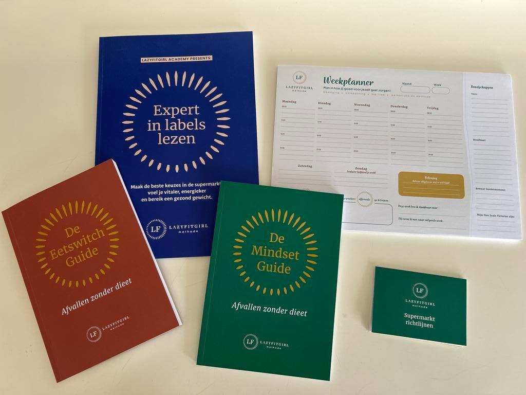 Compleet pakket Lazyfitgirl methode, Ophalen of Verzenden, Zo goed als nieuw, Dieet en Voeding