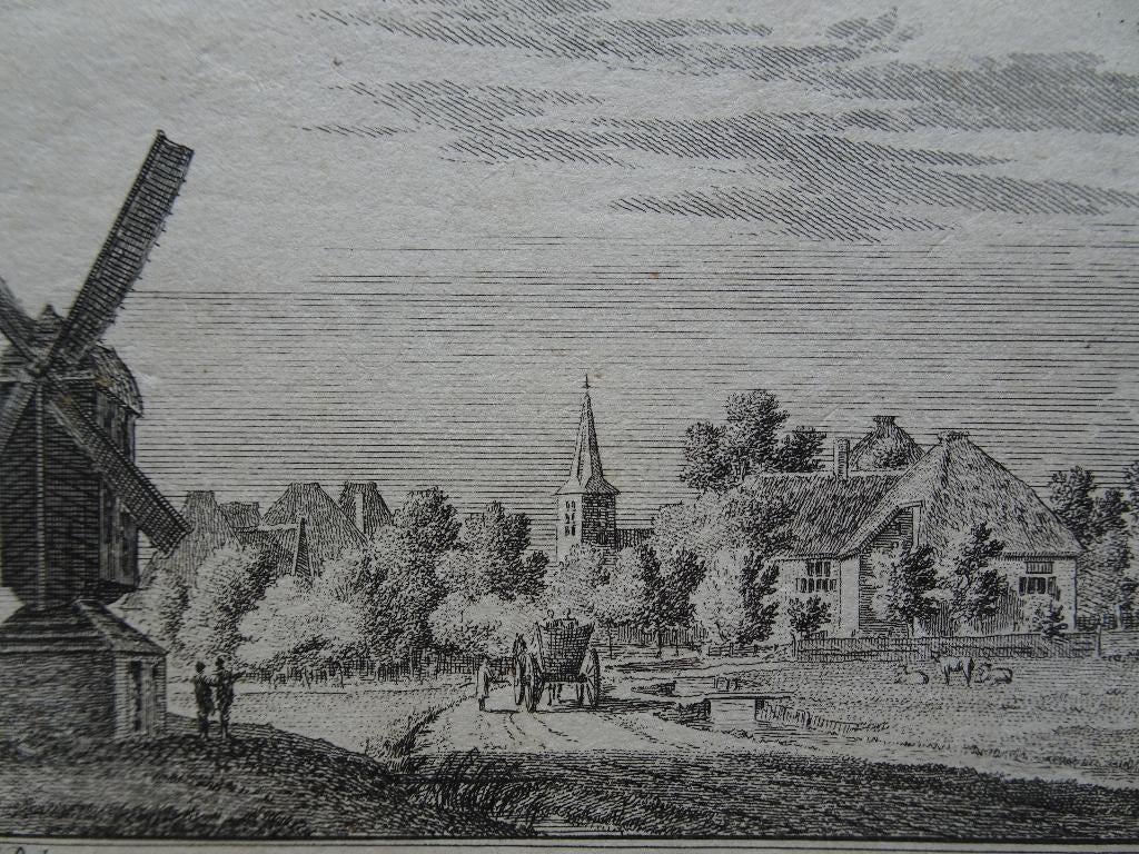 Kopergravure t Dorp Hauwert Medemblik 1726, Hendrik Spilman, Verzenden