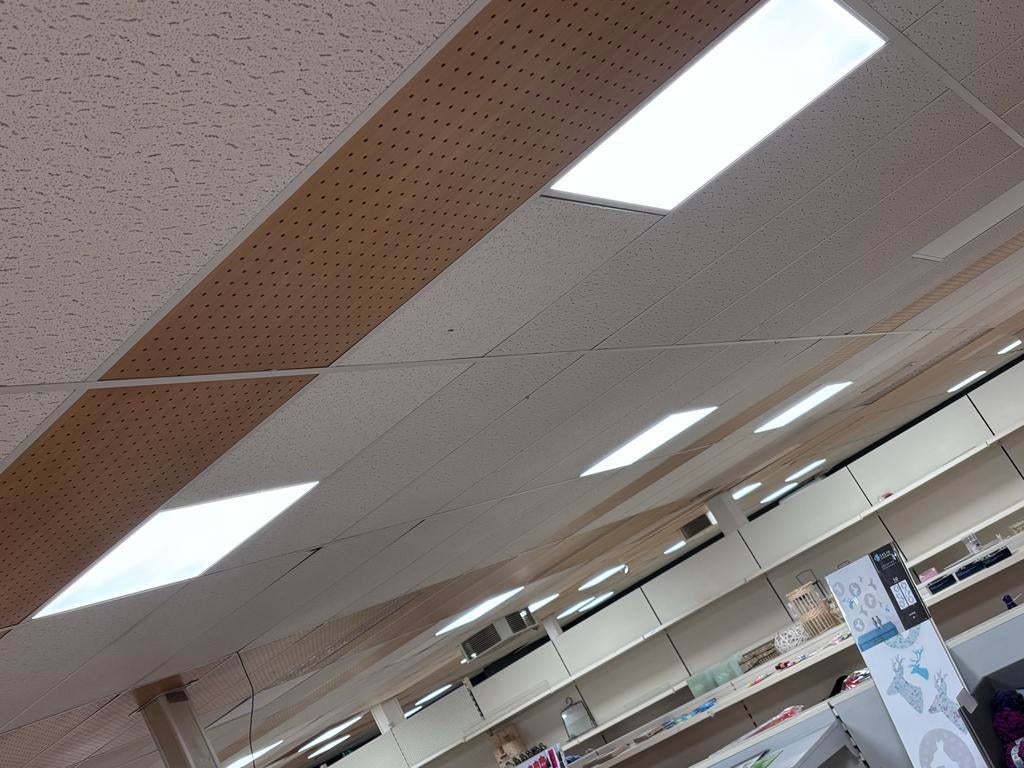 Ca. 100 LED-panelen 60x60 cm, Huis en Inrichting, Lampen | Overige, Gebruikt, Ophalen