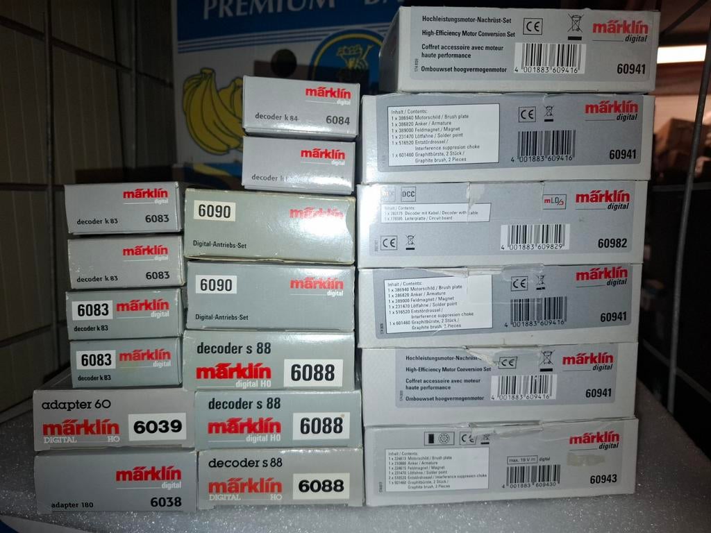 Div marklin lege digitaal doosjes, Ophalen of Verzenden, Gebruikt, Wisselstroom, Märklin