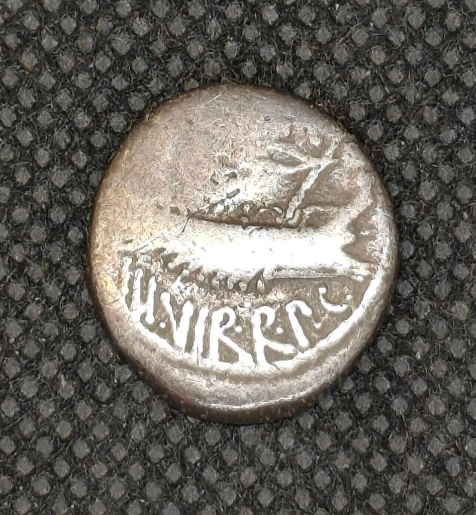 Marcus Antonius legionairsdenarius., Ophalen of Verzenden, Overige landen, Losse munt, Zilver