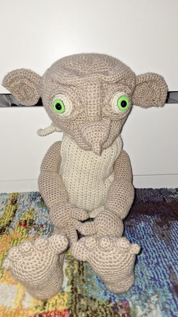 Dobby the house elf, hand gemaakt, gehaakt, Ophalen of Verzenden, Nieuw, Overige typen