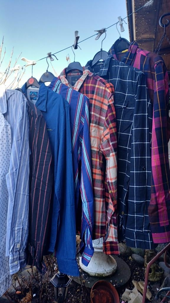 Scott Soda Overhemden - 14 stuks M zgn, Overige maten, Ophalen of Verzenden, Scott Soda, Kleding