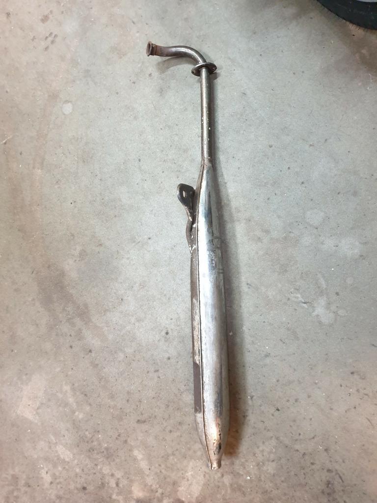 Honda C50 uitlaat origineel, Fietsen en Brommers, Brommeronderdelen | Oldtimers, Ophalen of Verzenden, Gebruikt, Uitlaat, Overige merken