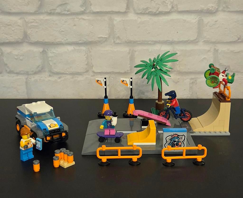 Lego City Skatepark 60290, Ophalen of Verzenden, Zo goed als nieuw, Complete set, Lego