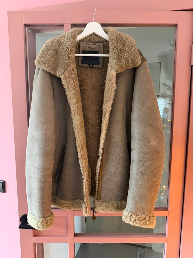 Pilotenjas Goosecraft maat L, Kleding | Dames, Ophalen of Verzenden, Zo goed als nieuw, Maat 42/44 (L), Bruin