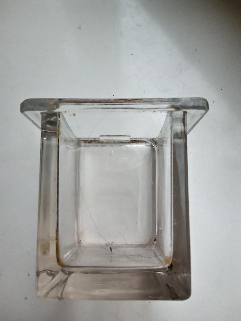 glazen bakje koffiemolen, Antiek en Kunst, Antiek | Keukenbenodigdheden, Ophalen of Verzenden