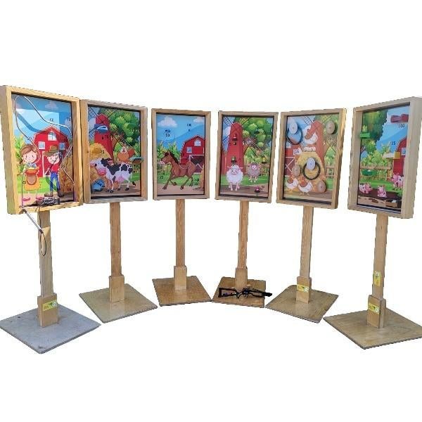 Boerderijattracties | Boerderijspelmaterialen TE HUUR!, Ophalen, Zo goed als nieuw, Overige