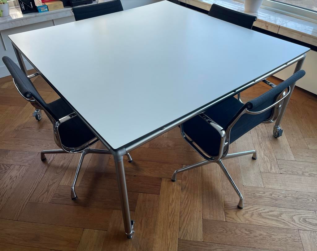 Ahrend Move-it verrijdbare tafel 150x150 - Perfecte staat!, Ophalen, 100 tot 150 cm, Vierkant, Zo goed als nieuw
