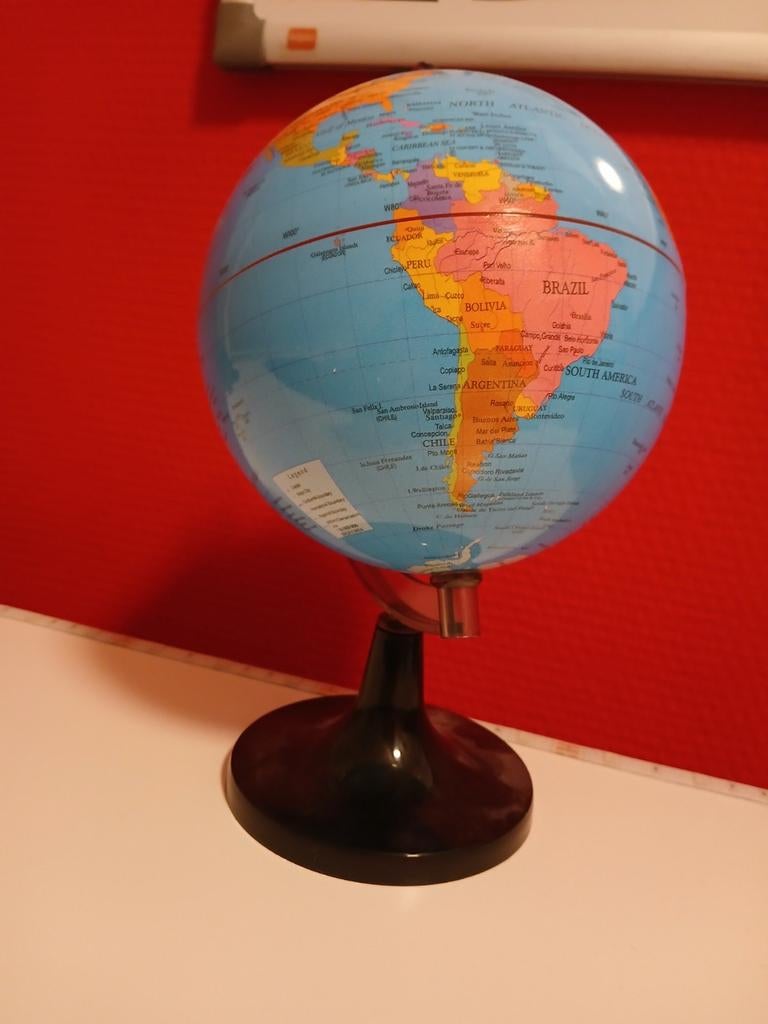 Wereldbol - Educatief en Decoratief, Ophalen of Verzenden, Zo goed als nieuw