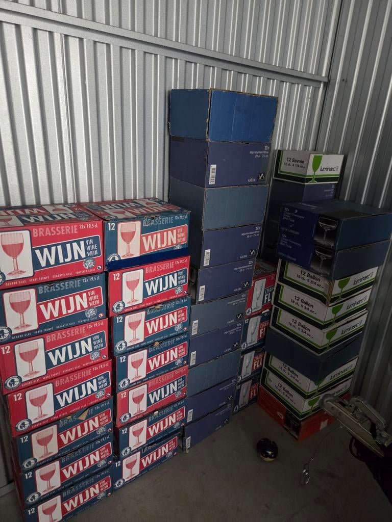 Diverse glazen: wijn, champagne, martini - Nieuw in dozen, Ophalen of Verzenden