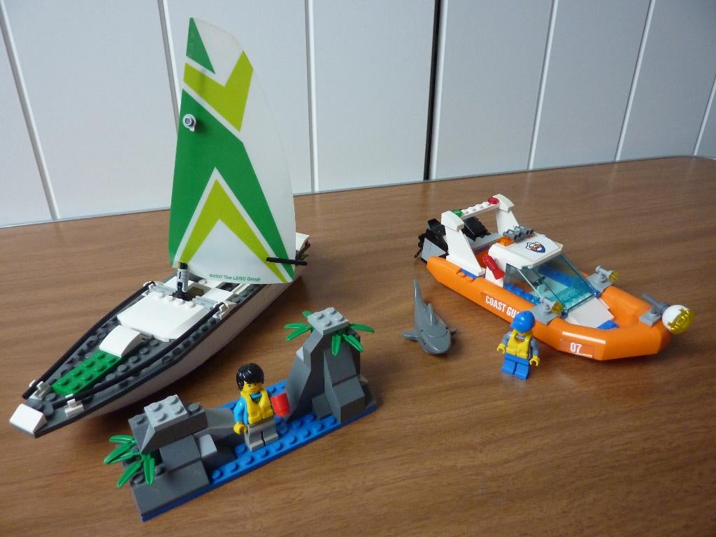 Lego City 60168 Zeilbootredding, Ophalen of Verzenden, Gebruikt, Complete set, Lego