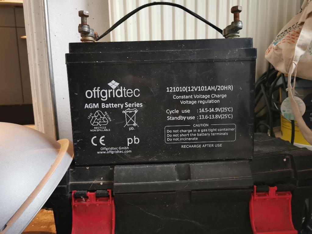 Elektrische Accu, Ophalen of Verzenden, Gebruikt