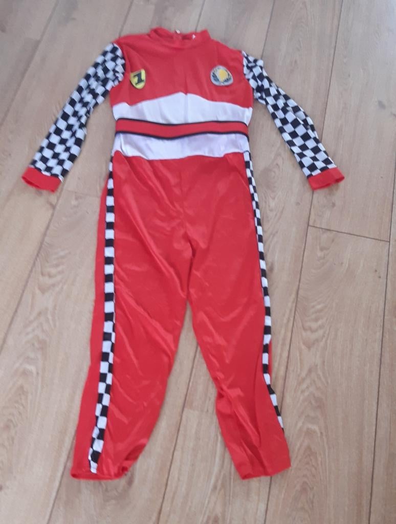 Racepak 10-12, Kinderen en Baby's, Carnavalskleding en Verkleedspullen, Ophalen of Verzenden, 146 t/m 152, Jongen of Meisje