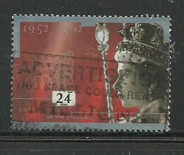 Engeland 1992 40 jarig jubileum Elisabeth, Postzegels en Munten, Postzegels | Europa | UK, Ophalen of Verzenden, Gestempeld