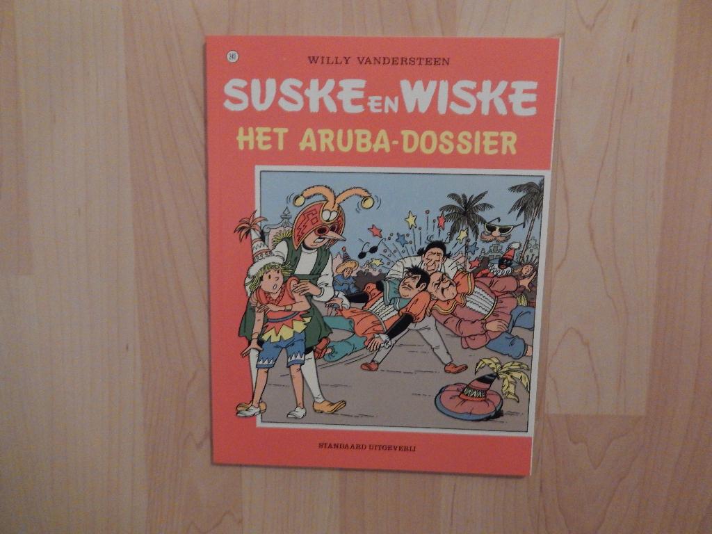 Suske en Wiske – Het Aruba-dossier + bijlage -1ste druk, Eén stripboek, Nieuw, Ophalen of Verzenden, Studio Vandersteen