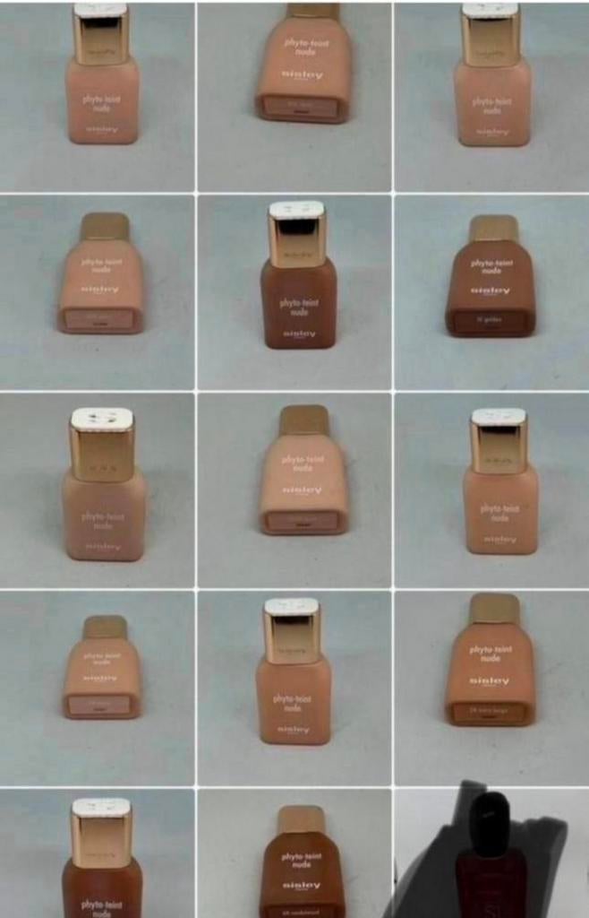 8 verschillende kleuren foundation van Sisley Phyto teint, Overige kleuren, Gehele gezicht, Ophalen of Verzenden, Zo goed als nieuw