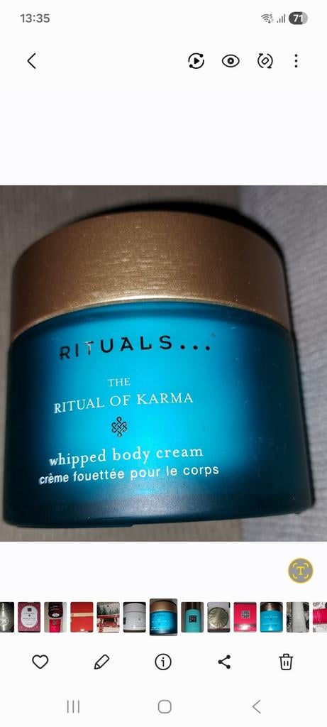 Bodycream karma, Ophalen of Verzenden, Nieuw, Bodylotion, Crème of Olie