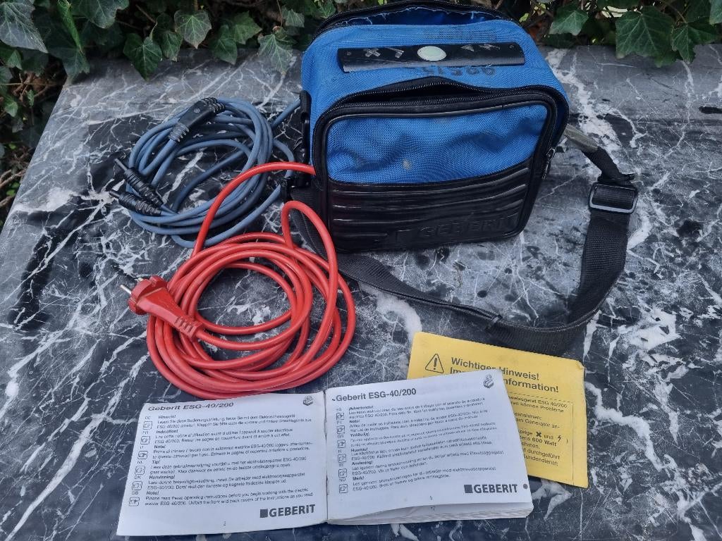 GEBERIT ESG Kunststof lasapparaat, Doe-het-zelf en Verbouw, Gereedschap | Handgereedschap, Ophalen of Verzenden, Zo goed als nieuw