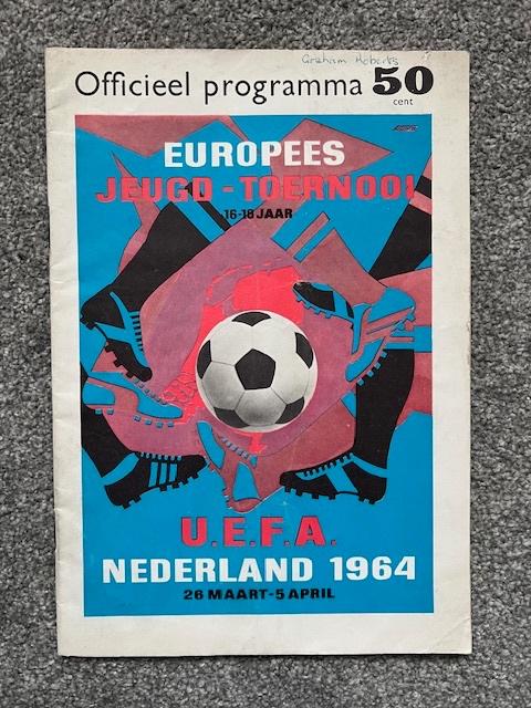 Voetbal programma Europees Jeugd toernooi 1964 in Nederland, Ophalen of Verzenden, Gebruikt, Ajax, Boek of Tijdschrift