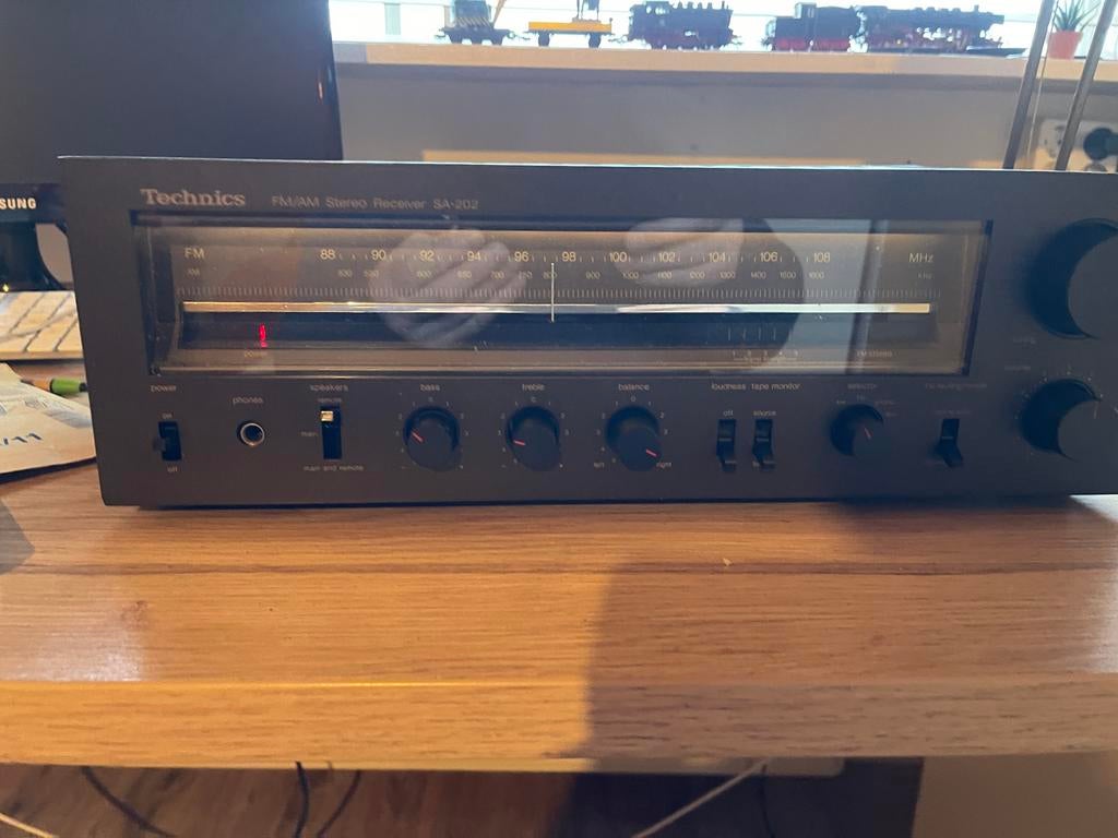 Technics SA-202 FM/AM Stereo Receiver - Vintage!, Audio, Tv en Foto, Versterkers en Receivers, Overige merken, Gebruikt, Ophalen of Verzenden
