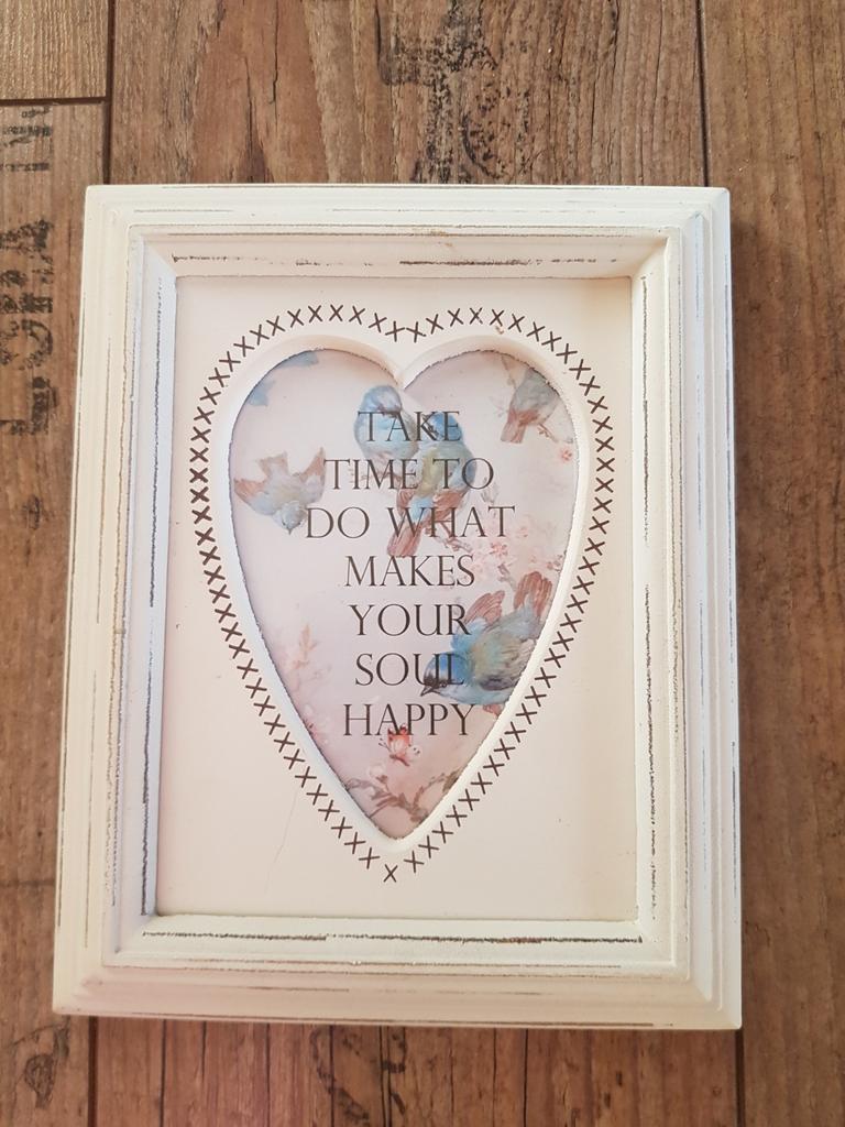 Fotolijst met hart, Minder dan 50 cm, Ophalen of Verzenden, Zo goed als nieuw, Minder dan 50 cm