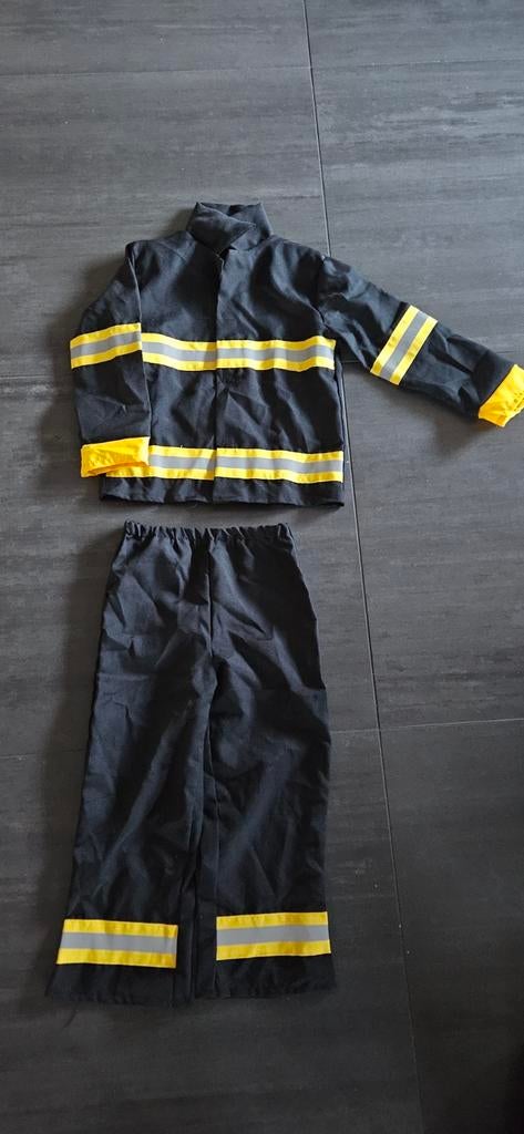 Brandweer kostuum maat 4-6 jaar, Ophalen of Verzenden, Zo goed als nieuw, 104 of kleiner, Jongen of Meisje
