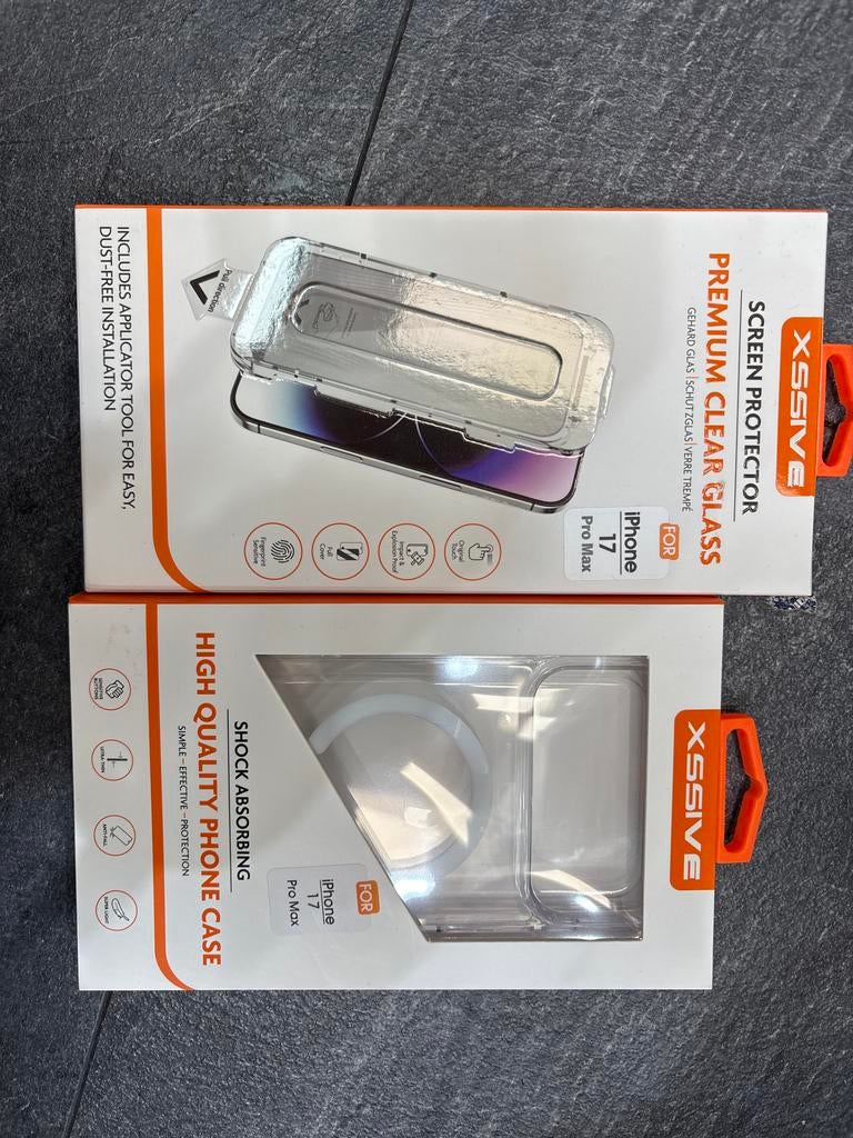 Hoesje + gratis screenprotector naar keuze, Ophalen, Nieuw