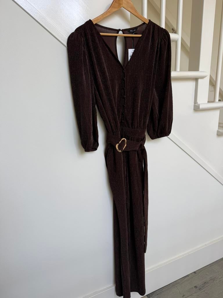 Nieuwe Jumpsuit Trijntje Oosterhuis bij M&S L40/42, Ophalen of Verzenden, Nieuw, Maat 42/44 (L), Bruin
