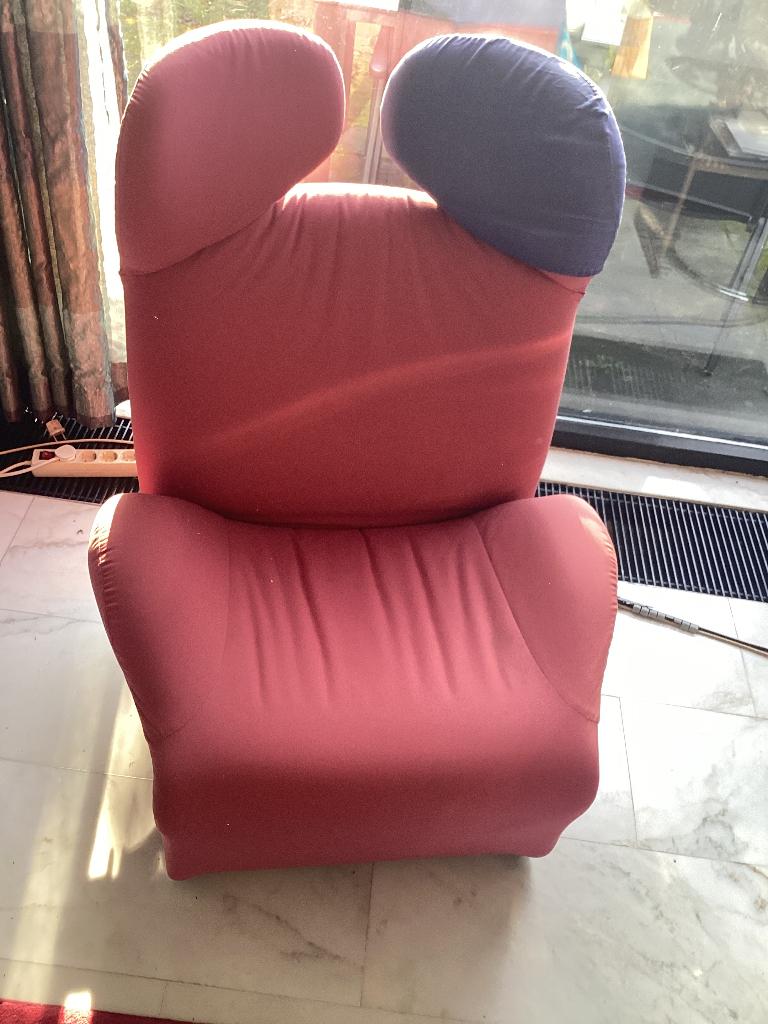 Cassina Wink  fauteuille, Ophalen, Gebruikt, 75 tot 100 cm, Modern