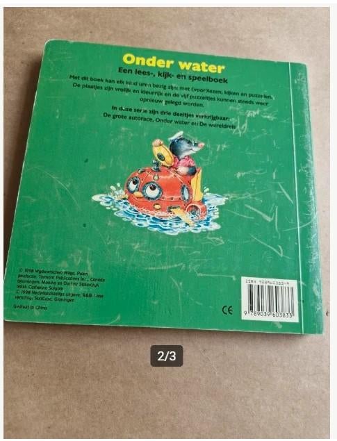 Onder water, lees kijk en puzzelboek h4, Ophalen of Verzenden, Gelezen, Fictie algemeen