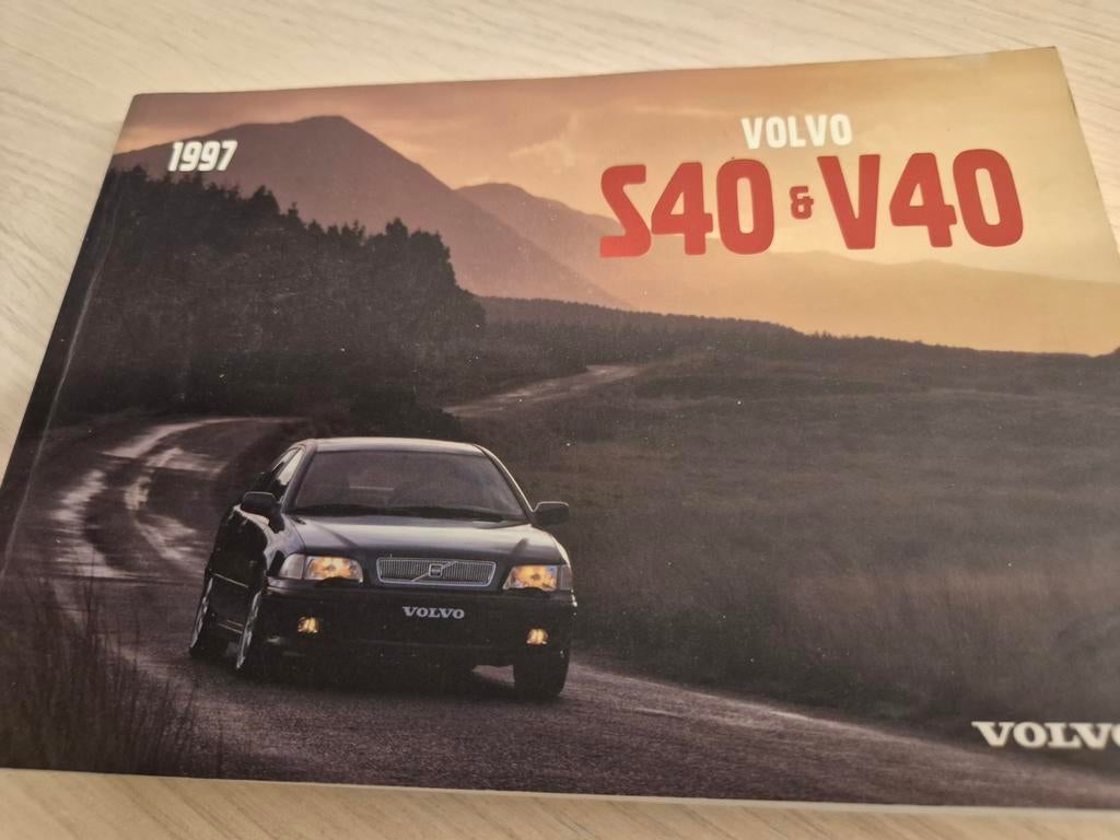 1997 Nederlands Volvo s40 v40 Estate stationcar handleiding, Ophalen of Verzenden
