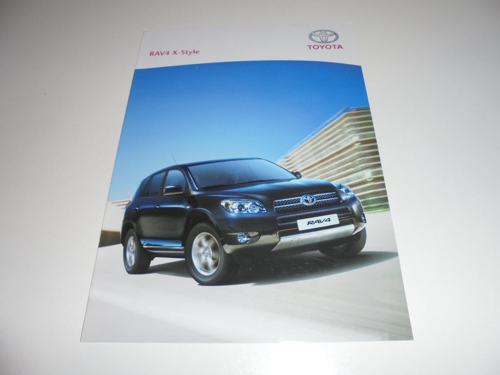 brochure Toyota RAV4 X-Style  2007, Ophalen of Verzenden, Nieuw, Toyota