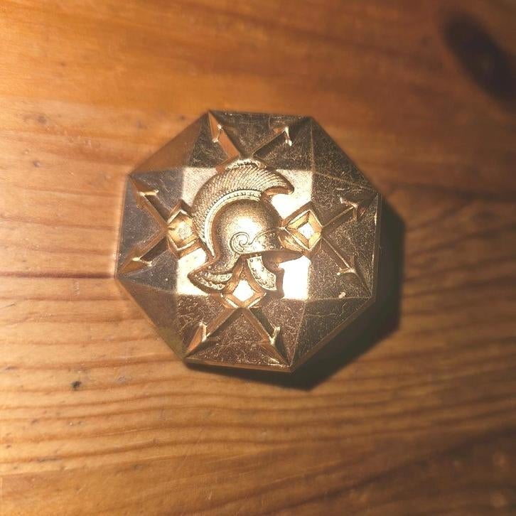 Schouderembleem Verbindingsdienst MVO, Verzamelen, Militaria | Algemeen, Ophalen of Verzenden, Landmacht, Nederland, Embleem of Badge