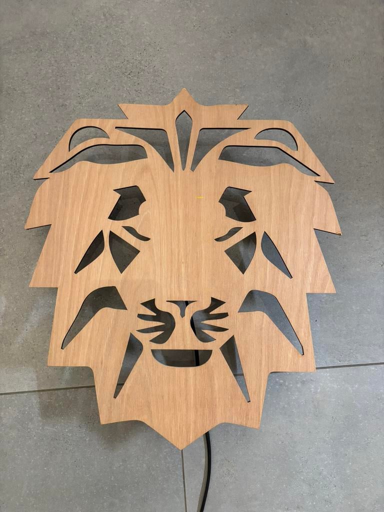 Wandlamp kinderkamer hout, Ophalen, Zo goed als nieuw, Hout