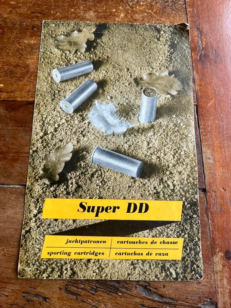 Reclame folder de Kruithoorn Jachtsport Den Bosch munitie, Verzamelen, Verzenden, Nederland, Boek of Tijdschrift, Landmacht