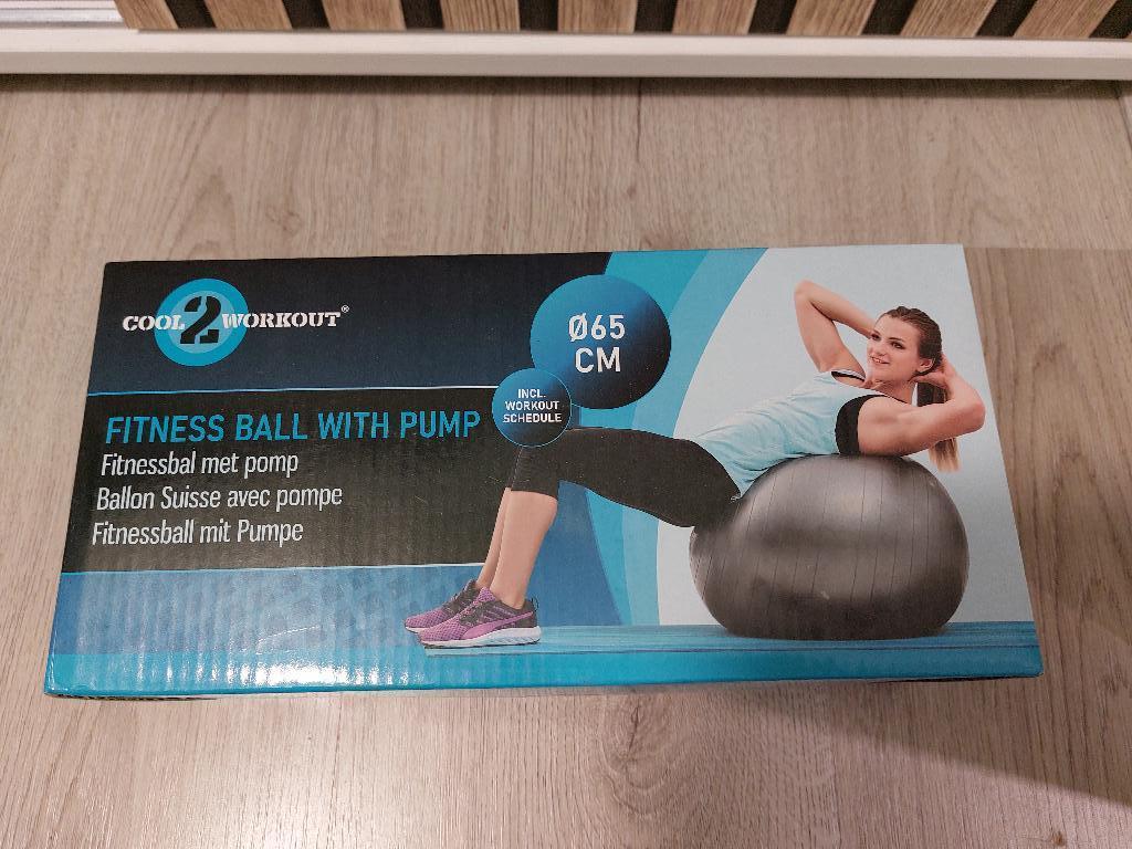 Fitnessbal met pomp, Ophalen of Verzenden, Nieuw, Benen, Fitnessbal