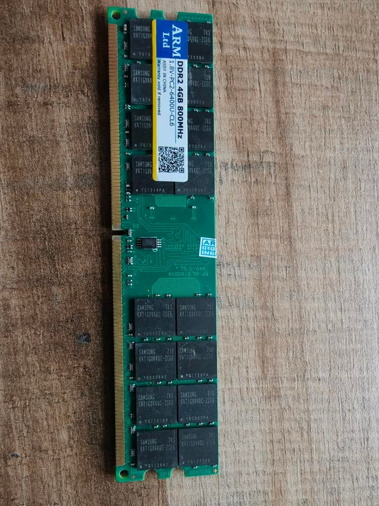 Ddr2 4gb 800mhz, Computers en Software, RAM geheugen, Gebruikt, Ophalen of Verzenden, DDR2, Desktop