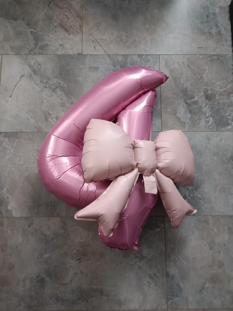 Opblaas nr 4 roze, Ophalen of Verzenden, Verjaardag