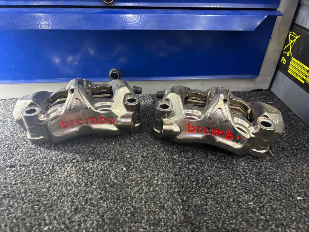 Brembo 108 mm wsbk rem klauwen EVO, Ophalen of Verzenden, Gebruikt