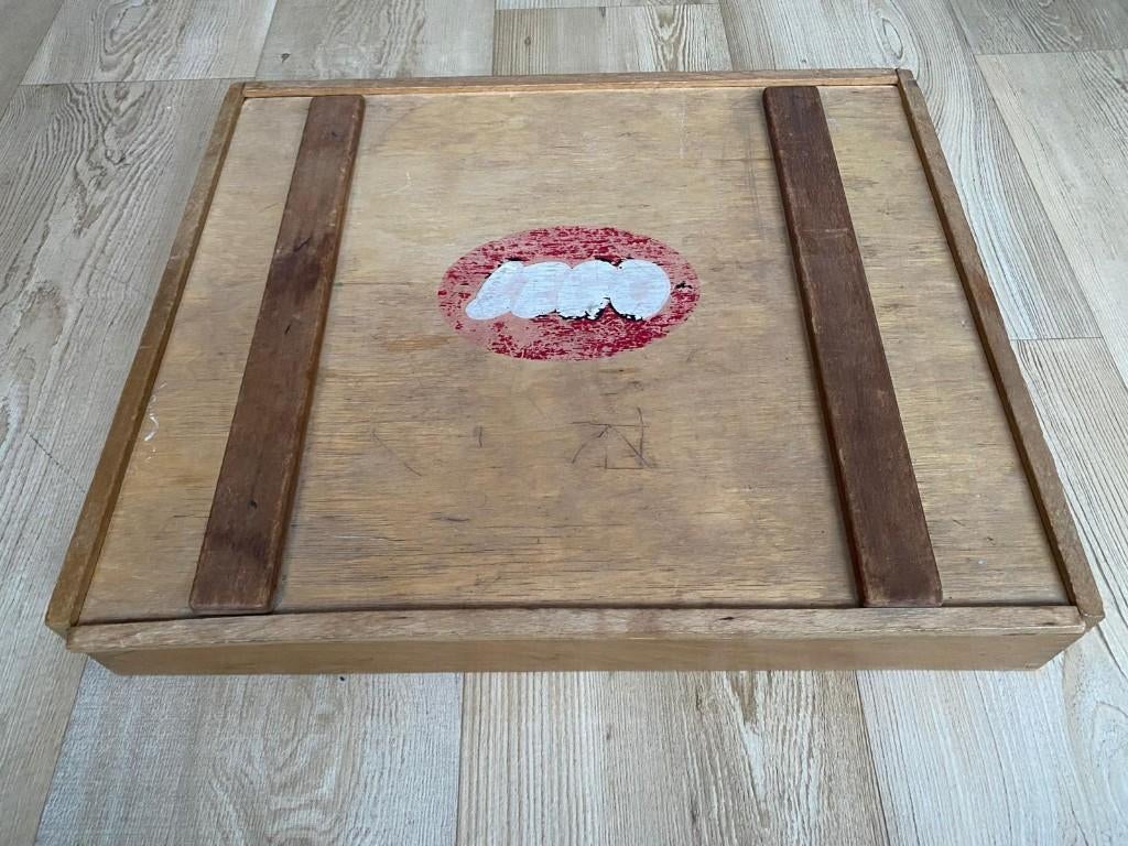 Lego houten vintage kist gevuld met inhoud, Ophalen of Verzenden, Gebruikt, Complete set, Lego