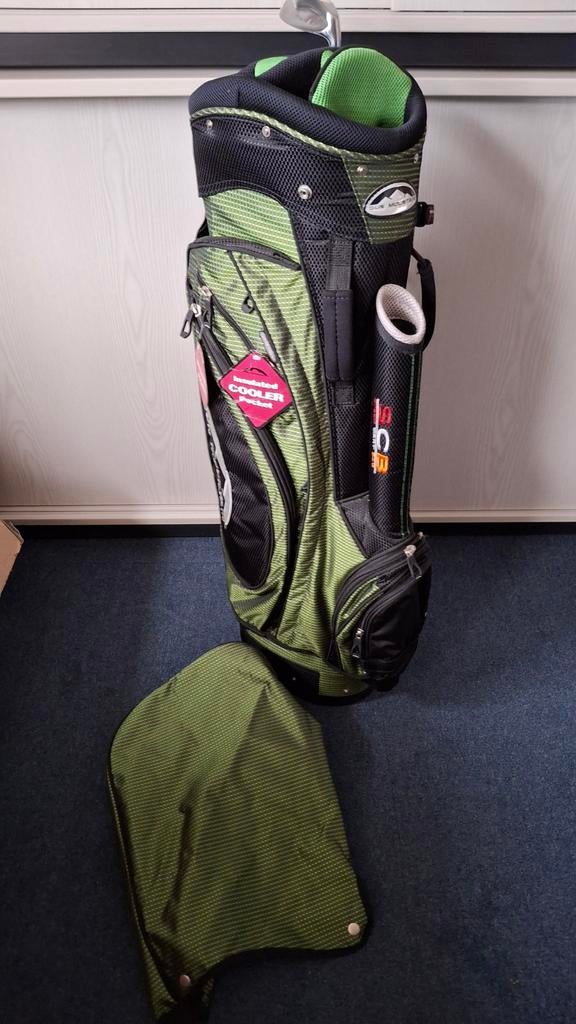 GOLFTAS SUN MOUNTAIN SPEED CART BAG + IJZER 8 NIEUW, Sport en Fitness, Golf, Ophalen of Verzenden, Nieuw, Tas, Overige merken