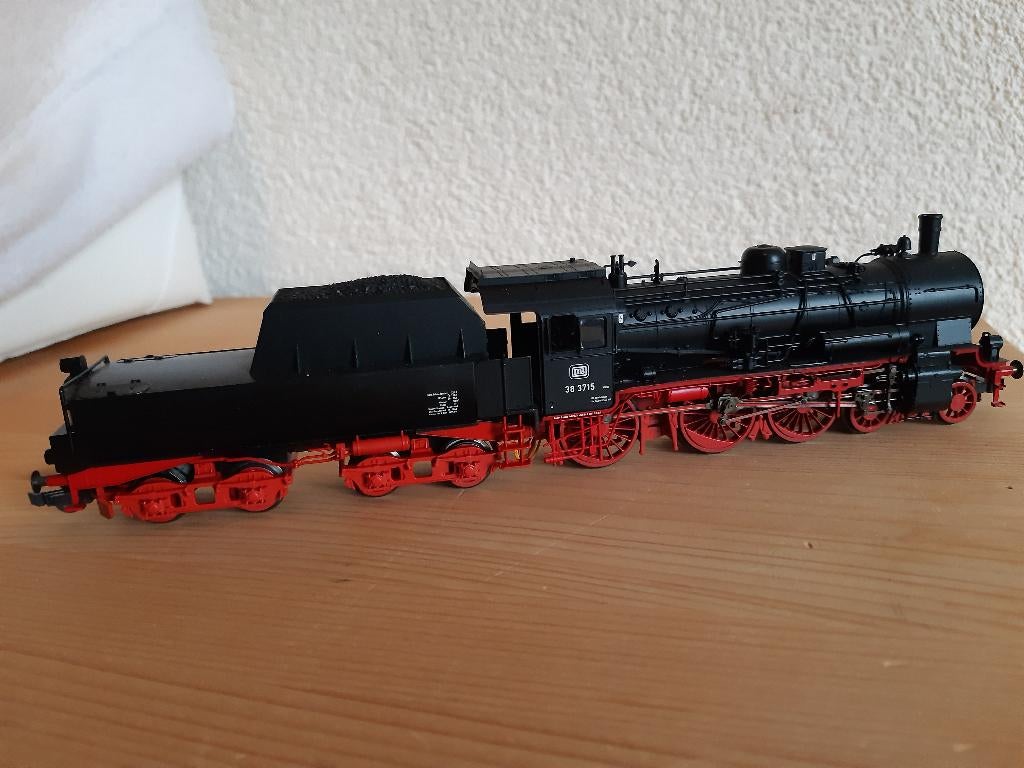 Te koop: Fleischmann BR38 HO DCC sound z.g.a.n., Fleischmann, Ophalen of Verzenden, Zo goed als nieuw, Gelijkstroom