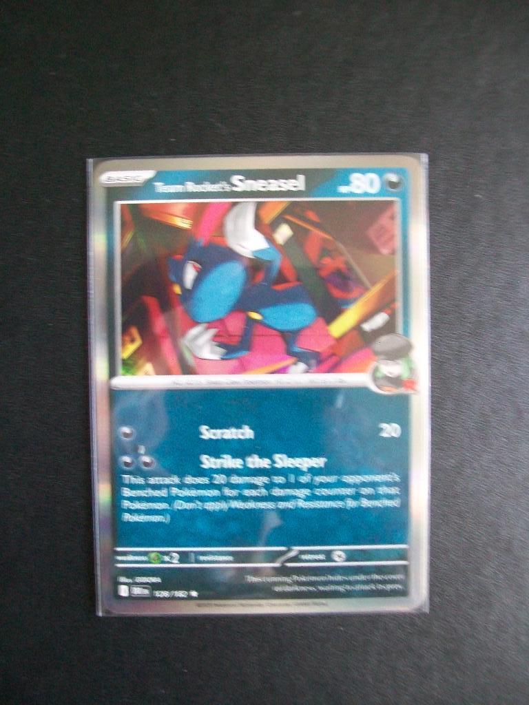 7818. Nieuwe Pokemon Kaart holo rare TEAM ROCKET's SNEASEL, Verzenden, Nieuw, Losse kaart, Foil