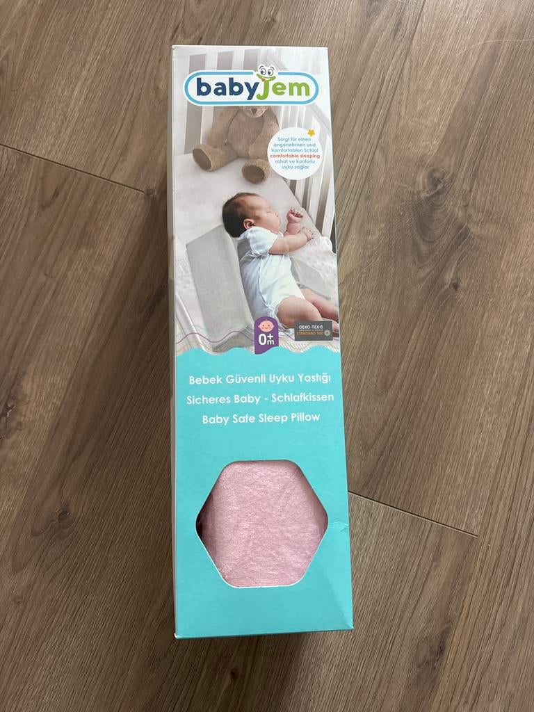 Babyjem Zijslaper Kussen - babyroze, Kinderen en Baby's, Kinderspulletjes, Zo goed als nieuw, Ophalen of Verzenden